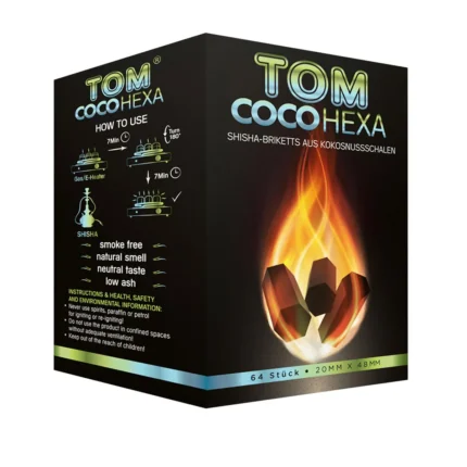 Tom Coco Hexa Charcoal 1 KG
